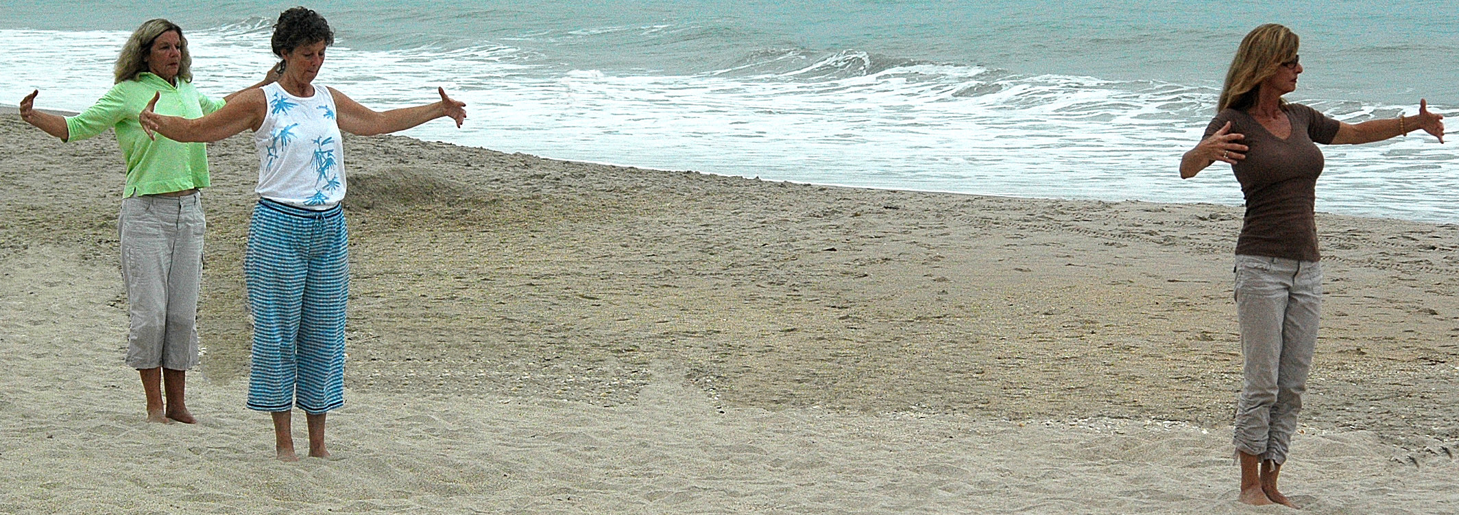 Walking Qi Gong on the Beach